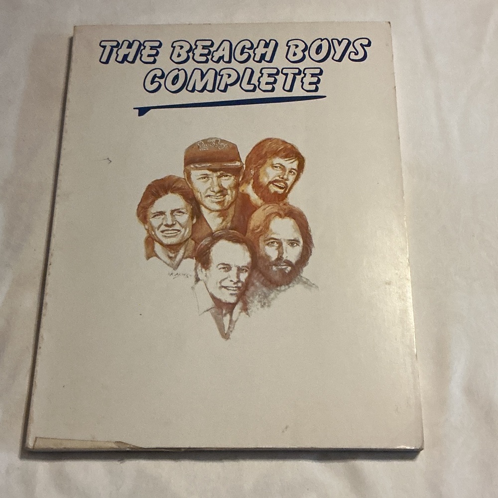 Rare Vintage The Beach Boys "Complete" Album Art Book - White Cover